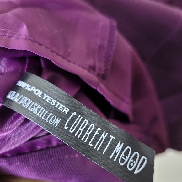 Current Mood Pixie Stardust Mini Dress In Purple Dolls Kill NWT L Whimsigoth - Picture 8 of 8